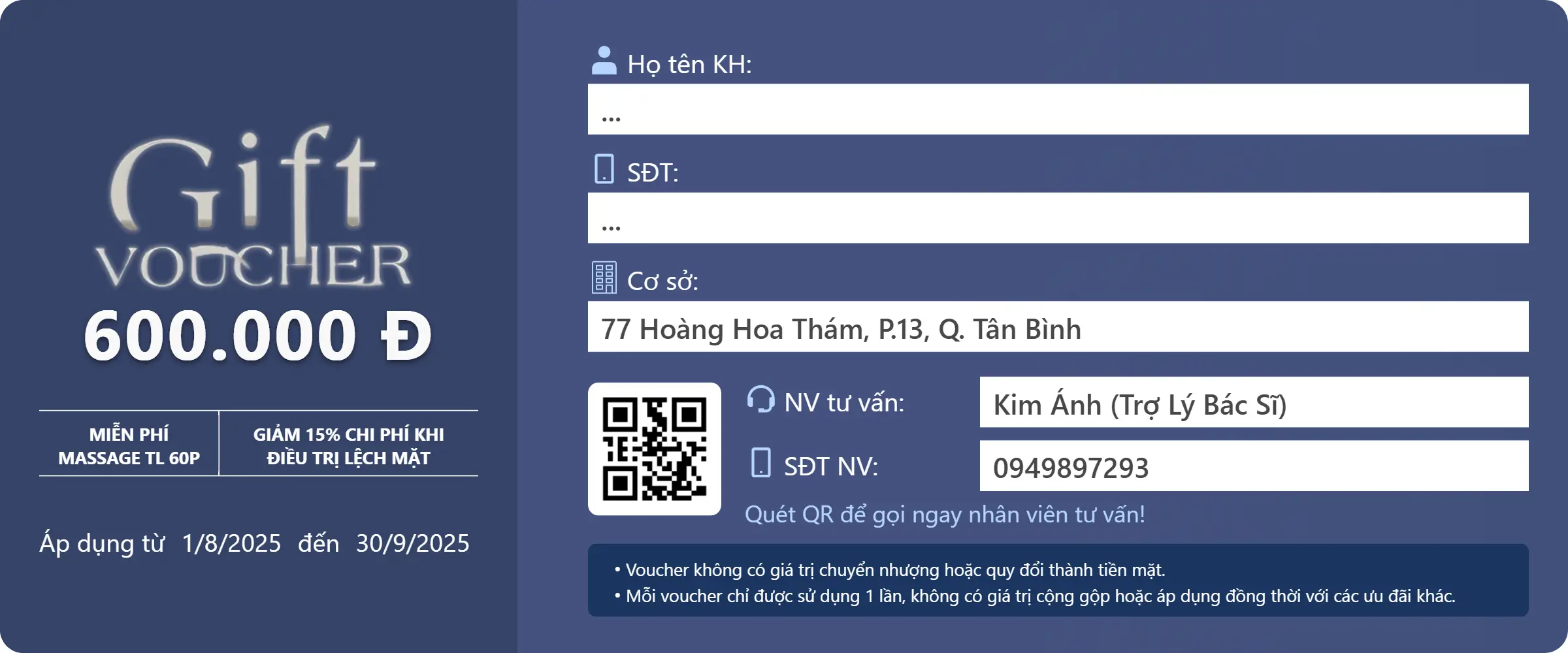 Tạo Voucher Ibones